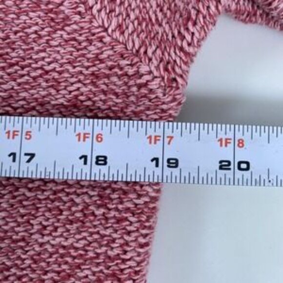 LL Bean Sweater Womens Medium Crewneck Pullover Knit Casual Marled Pullover Top - Picture 5 of 5